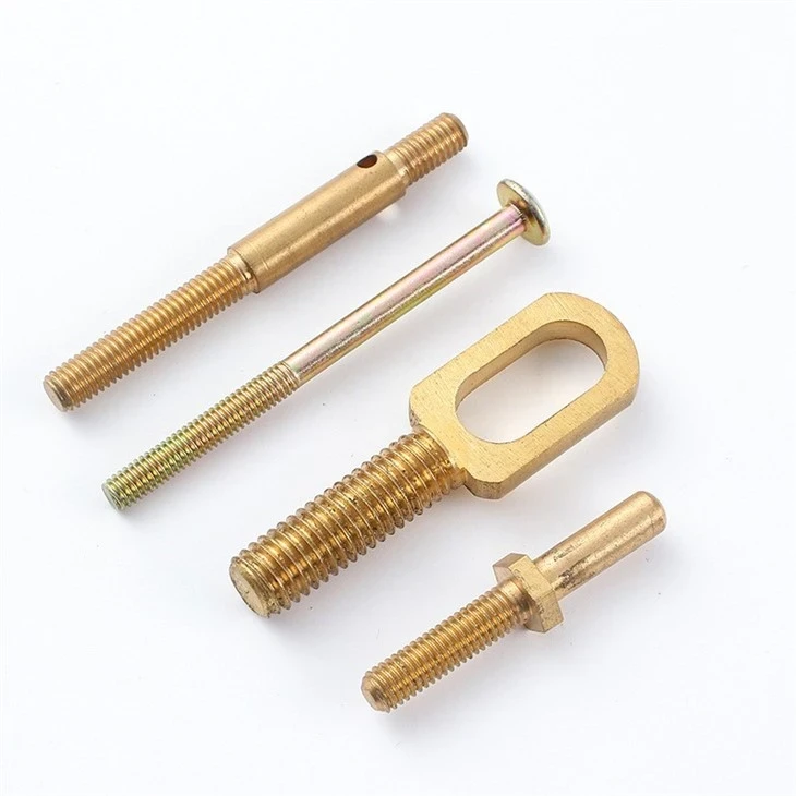 Custom CNC Turned Brass Components And Special Threaded Parts Made To Drawing