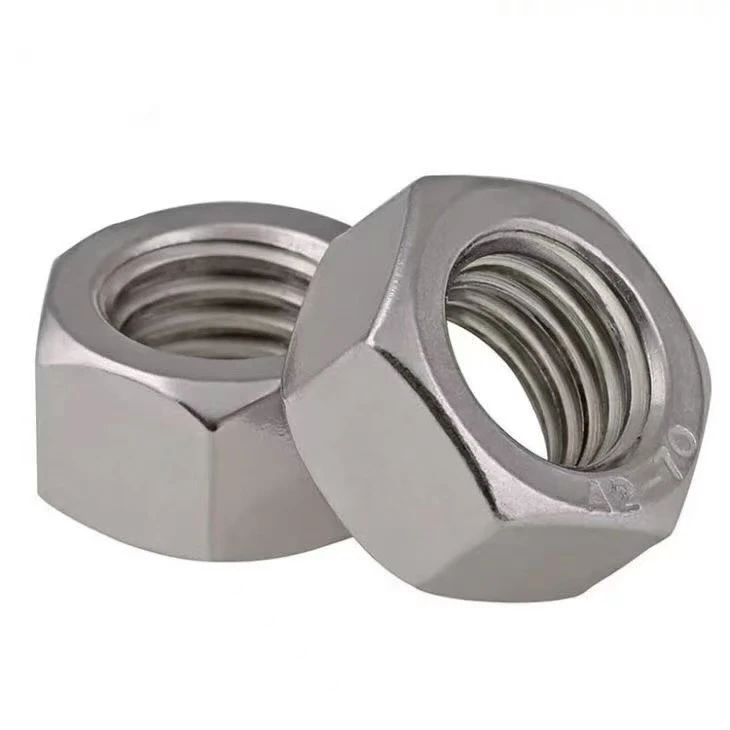 DIN934 Stainless Steel Customized Plain Hex Nut