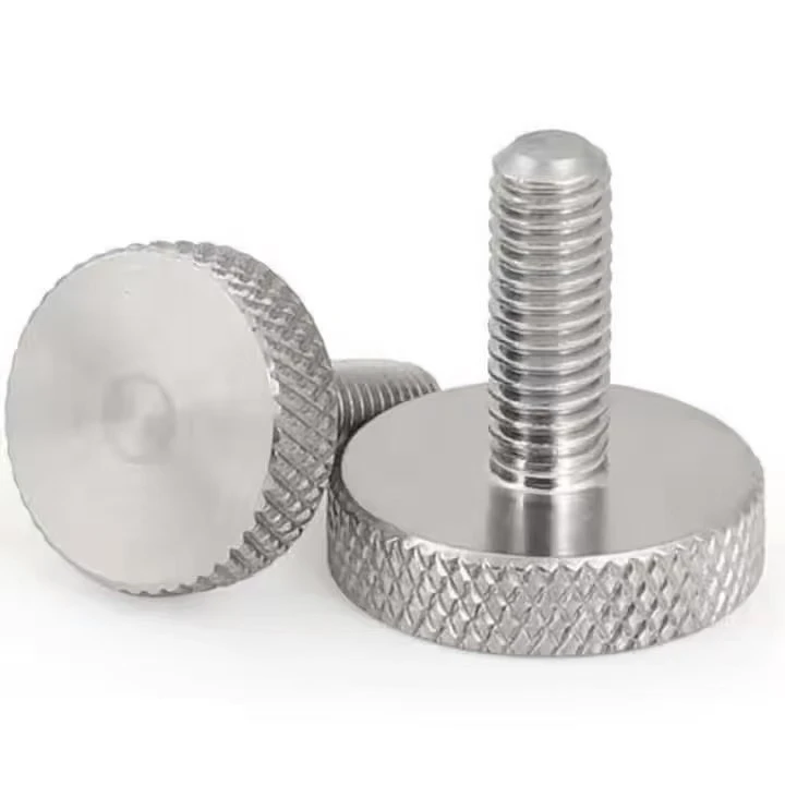 Knurled Plain Head Thumb Screws
