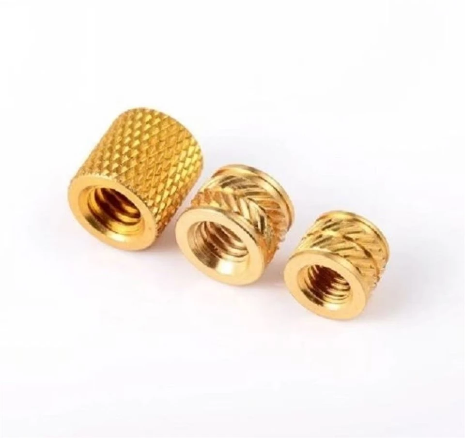 M4-M16 Knurled Brass Threaded Insert
