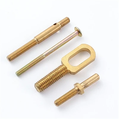 Custom CNC Turned Brass Components And Special Threaded Parts Made To Drawing