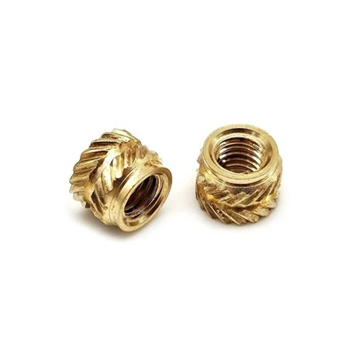 Custom Knurled Brass Threaded Inserts For Plastic Parts